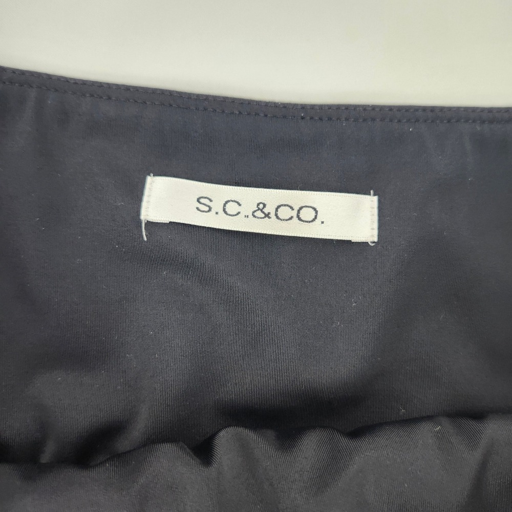 S.C. & CO. Womens Tennis Pickleball Golf Skort Size S Black White Preppy Active - Picture 3 of 8